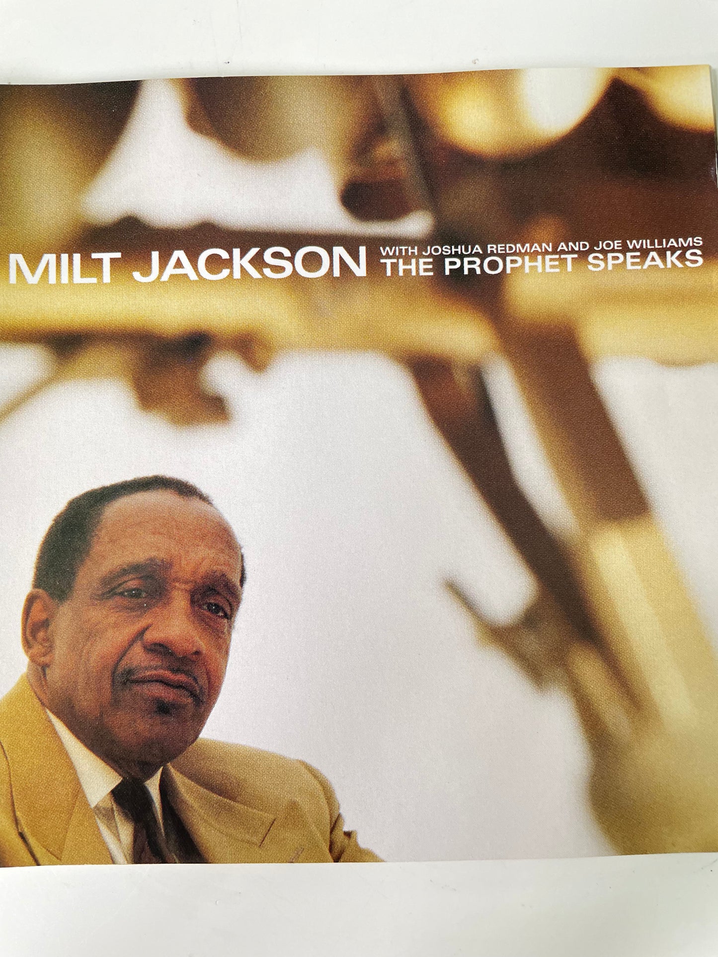 MILT JACKSON "THE PROPHET SPEAKS"-$4.99 + $5.00 SHIPPING