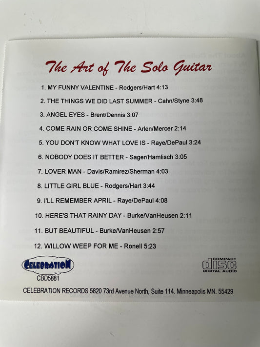 MIKE ELLIOTT "THE ART OF THE SOLO GUITAR"-$7.99 +SHIPPING $5.00