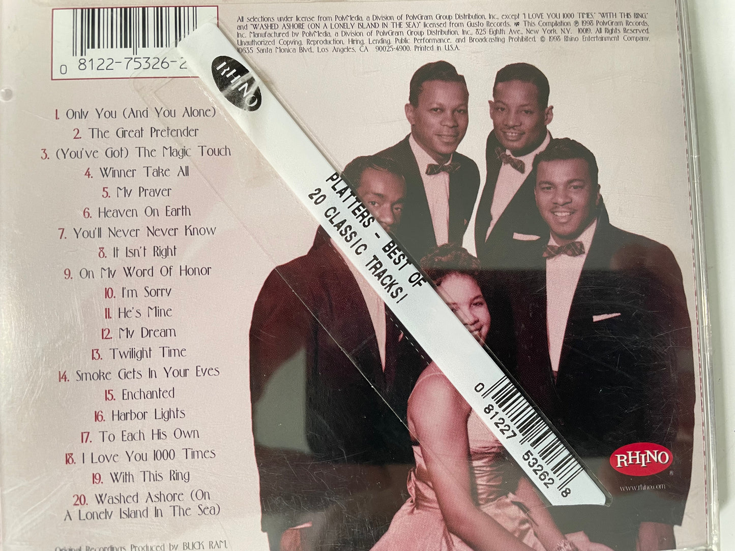 THE PLATTERS "ENCHANTED"-$5.99 +SHIPPING $5.00