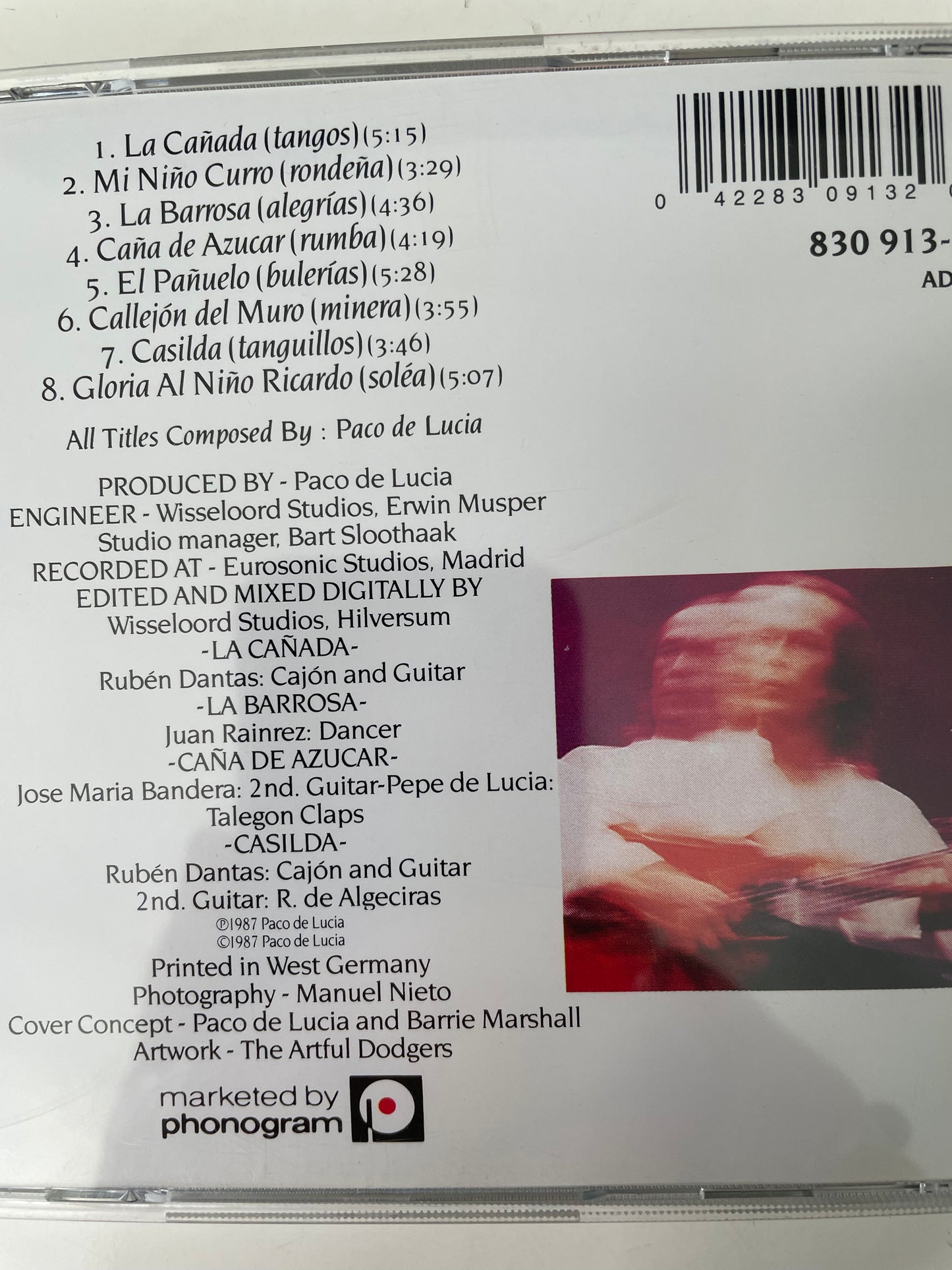 PACO DE LUCIA "SIROCO"-$7.99 +SHIPPING $5.00