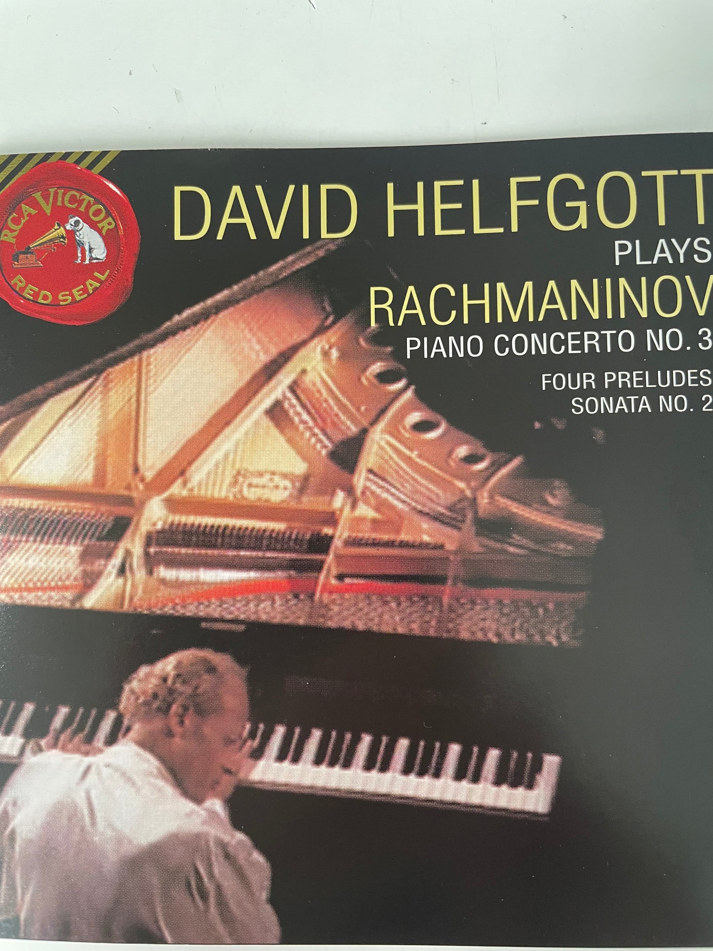 DAVID HELFGOTT "PLAYS RACHMANINOV"-$19.99+SHIPPING $5.00