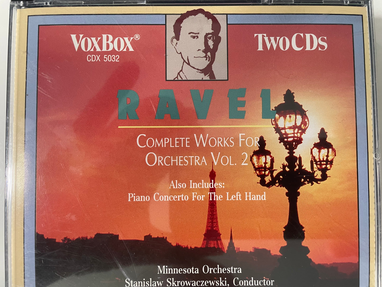 RAVEL-COMPLETE WORKS FOR ORCHESTRA VOL.2(TWO CD'S)-$11.99+SHIPPING $5.00