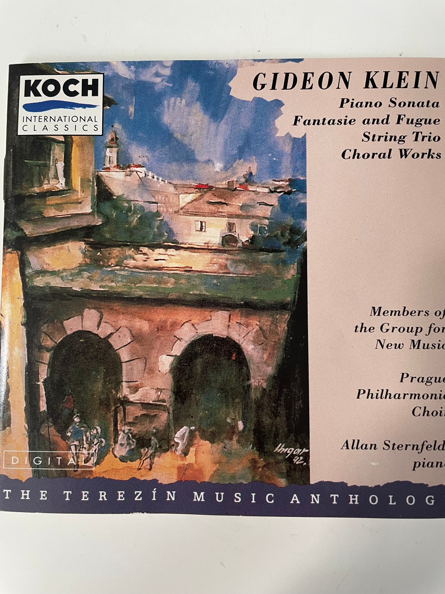 GIDEON KLEIN-"PIANO SONATA"/"FANTASIE AND FUGUE"-$49.99 SHIPPING FRFEE