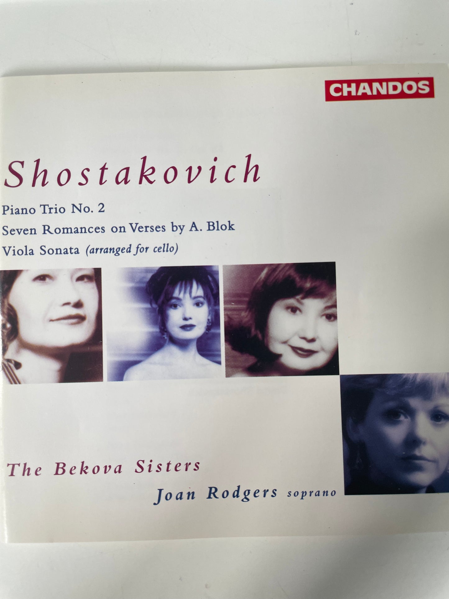 THE BEKOVA SISTERS/JOAN RODGERS-"SHOSTAKOVICH"-21.99 + SHIPPING $5.00