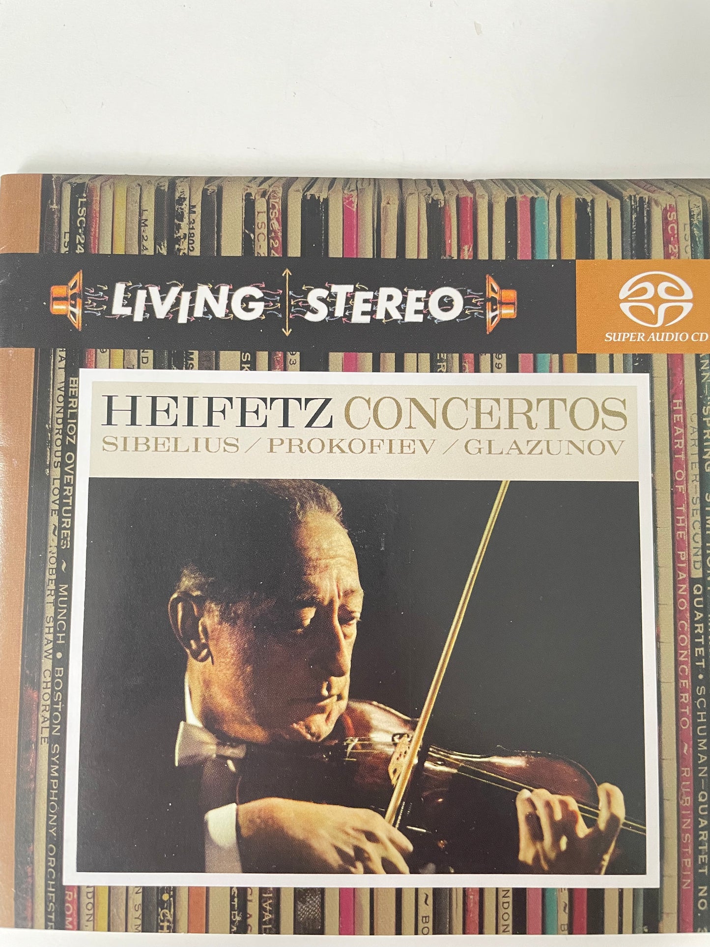 "HEIFETZ CONCERTOS SIBELIUS* PROKOFIEV*GLAZUNOV"-$14.99 +SHIPPING $5.00