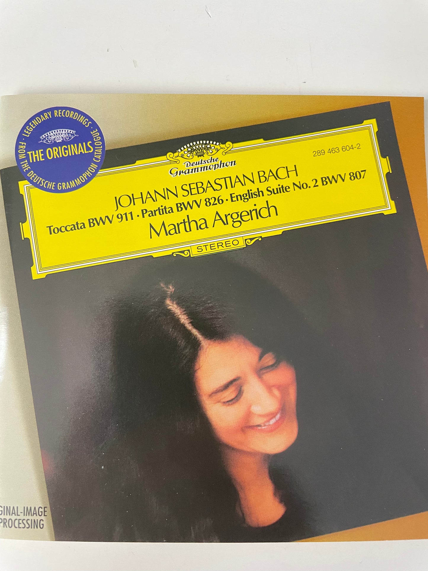 MARTHA ARGERICH "BACH-BWV 911*PARITIA BWV 826*-$14.99 +$5.00 SHIPPING