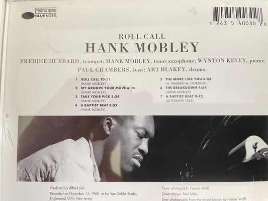 HANK MOBLEY "ROLL CALL"-$29.99 +SHIPPING $5.00