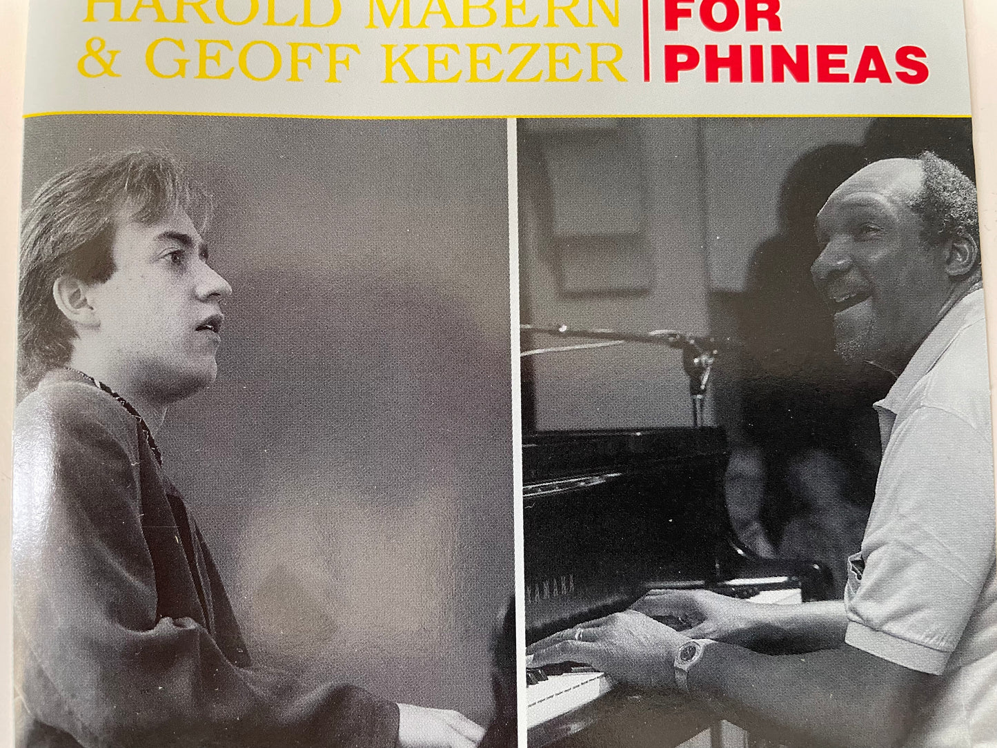 HAROLD MABERN & GEOFFF KEEZER "FOR PHINEAS"-$19.99+SHIPPING $5.00