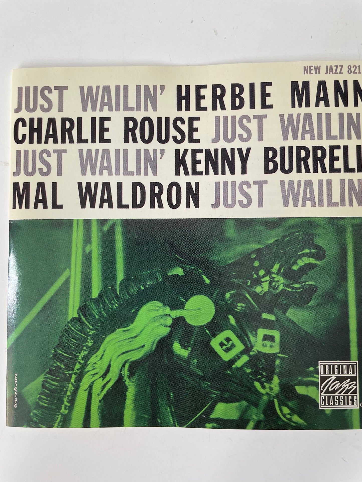 HERBIE MANN "JUST WAILIN'" $19.99