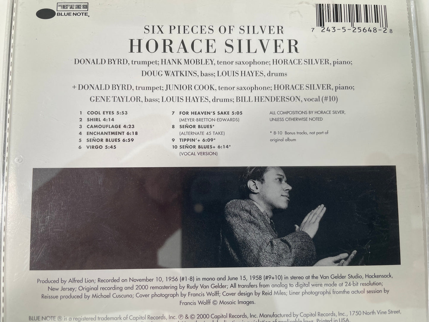 HORACE SILVE "SIX PIECES OF SILVER"-$14.99+SHIPPING $5.00