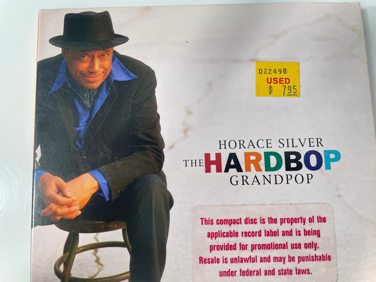 HORACE SILVER "THE HARDBOP GRANDPOP"-$8.99 +SHIPPING $5.00