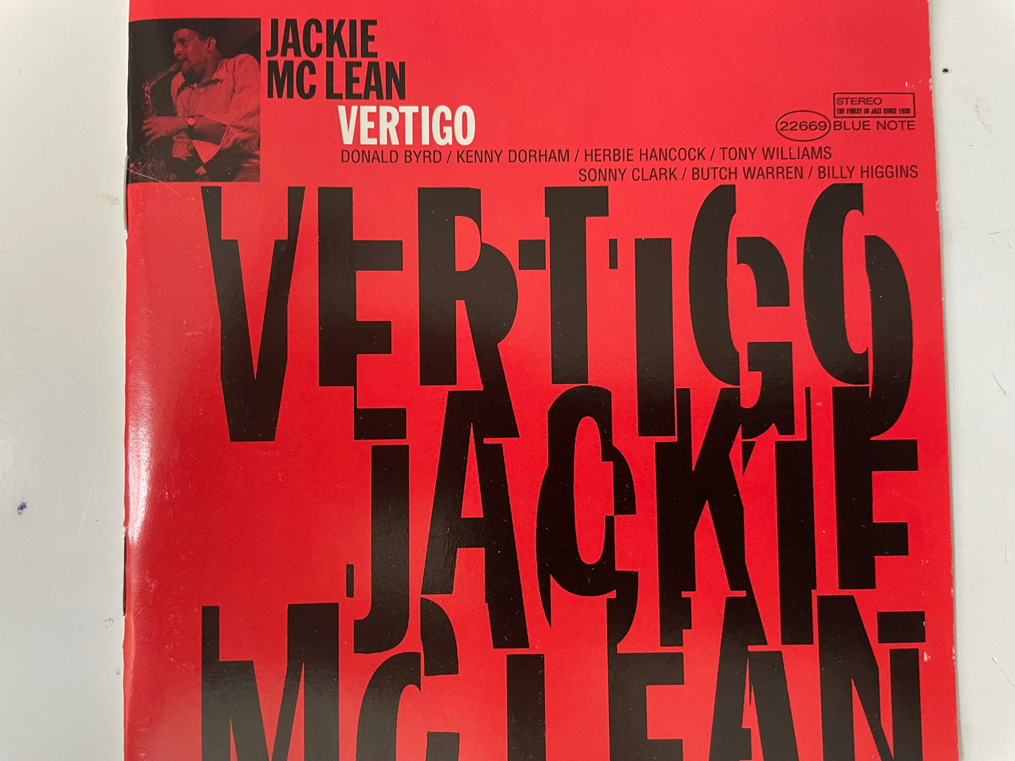 JACKIE MCLEAN "VERTIGO"-$29.99 +SHIPPING $5T.00