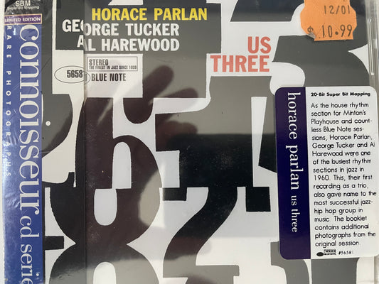 HORACE PARLAN/AL HAREWOOD/GEORGE TUCKER "US  THREE" SEALED-$16.99 +SHIPPPING $5.00