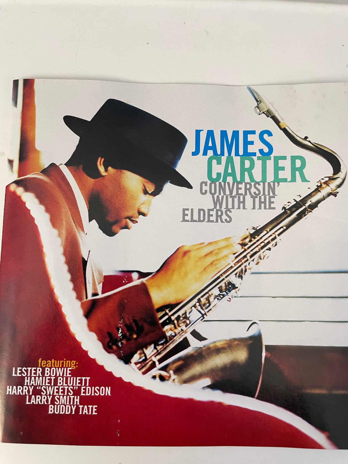 JAMES CARTER "CONVERSIN' WITH THE ELDERS"-$7.99 +SHIPPING $5.00