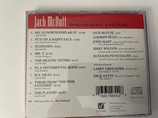 JACK MCDUFF "THE HEATIN' SYSTEM"-$24.99 +SHIPPING $5.00