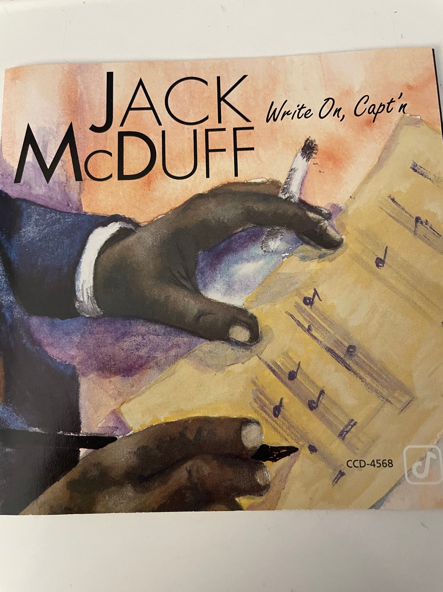 JACK MCDUFF "WRITE ON, CAPT'N"-$7.99 +SHIPPING $5.00