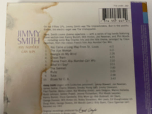 JIMMY SMITH "ANY NUMBER CAN WIN"-$7.99+SHIPPING $5.00