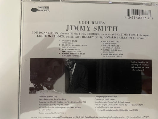 JIMMY SMITH "COOL BLUES"-$7.99 +SHIPPING $5.00