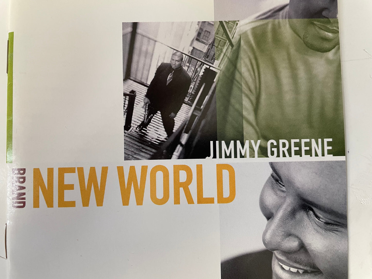 JIMMY GREENE "BRAND NEW WORLD"-$5.99 +SHIPPING $5.00