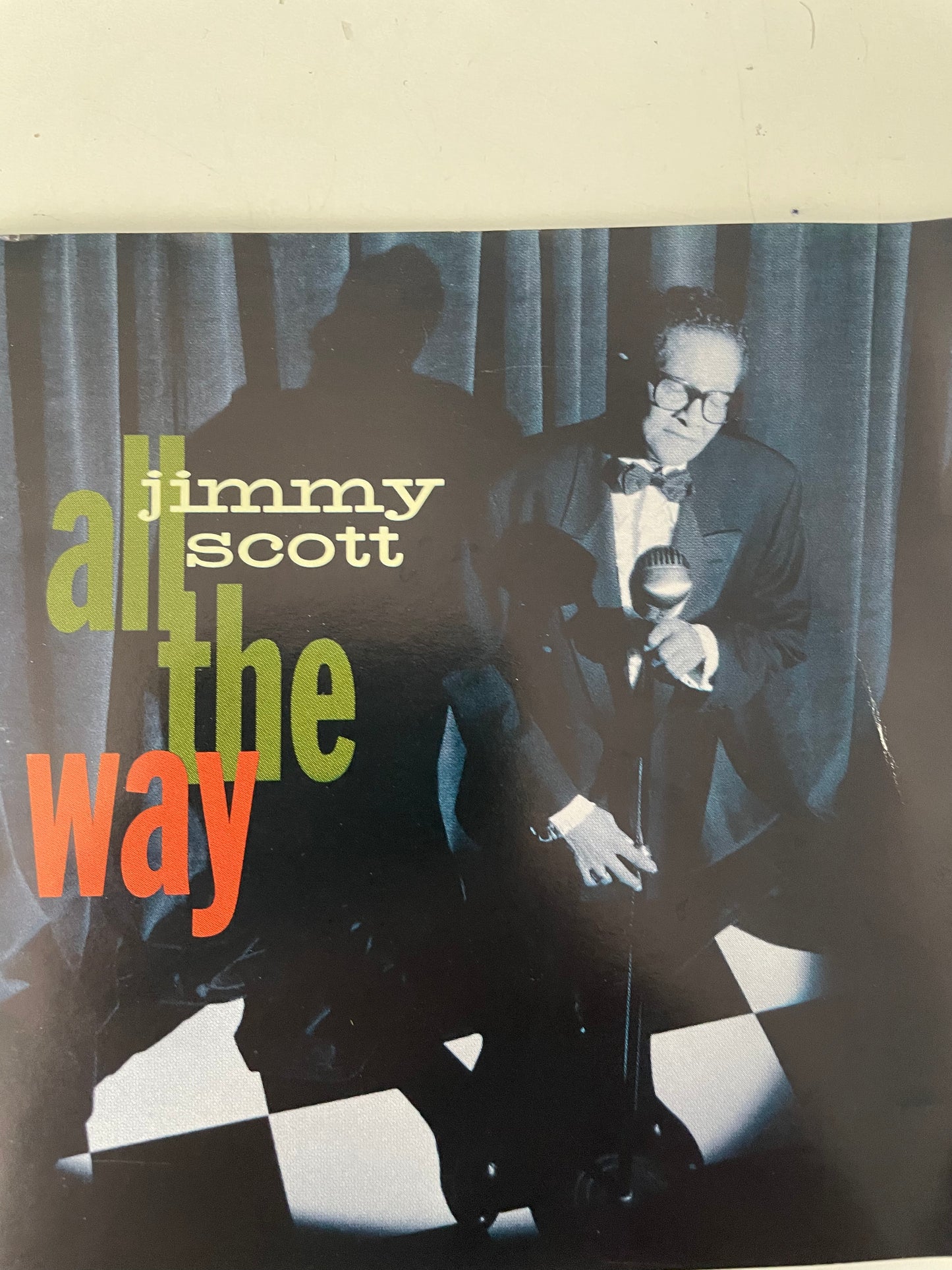 JIMMY SCOTT "ALL THEWAY"-$4.99+SHIPPING $5.00