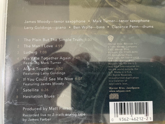 JAMES MOODY/MARK TURNER "THE TWO TENORS"-$24.99 +SHIPPING $5.00