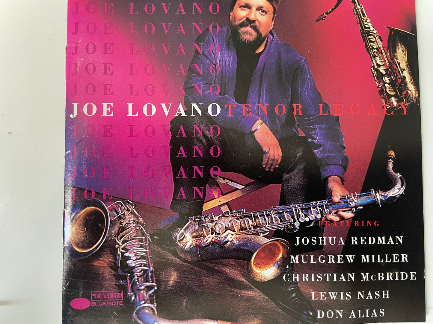 JOE LOVANO ""TENOR LEGACY-$6.99 +SHIPPING $5.00