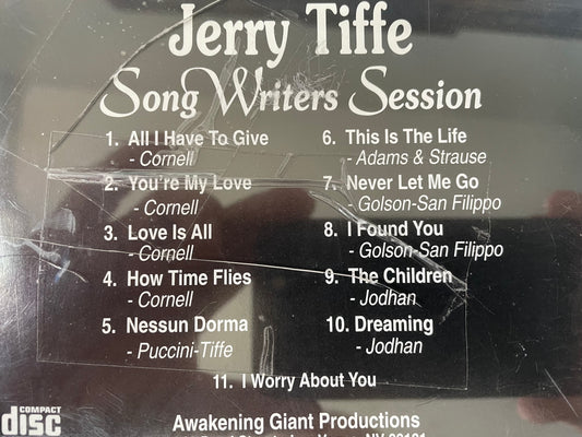 JERRY TIFFE "SONG WRITERS SSESSION"-$19.99 +SHIPPING $5.00