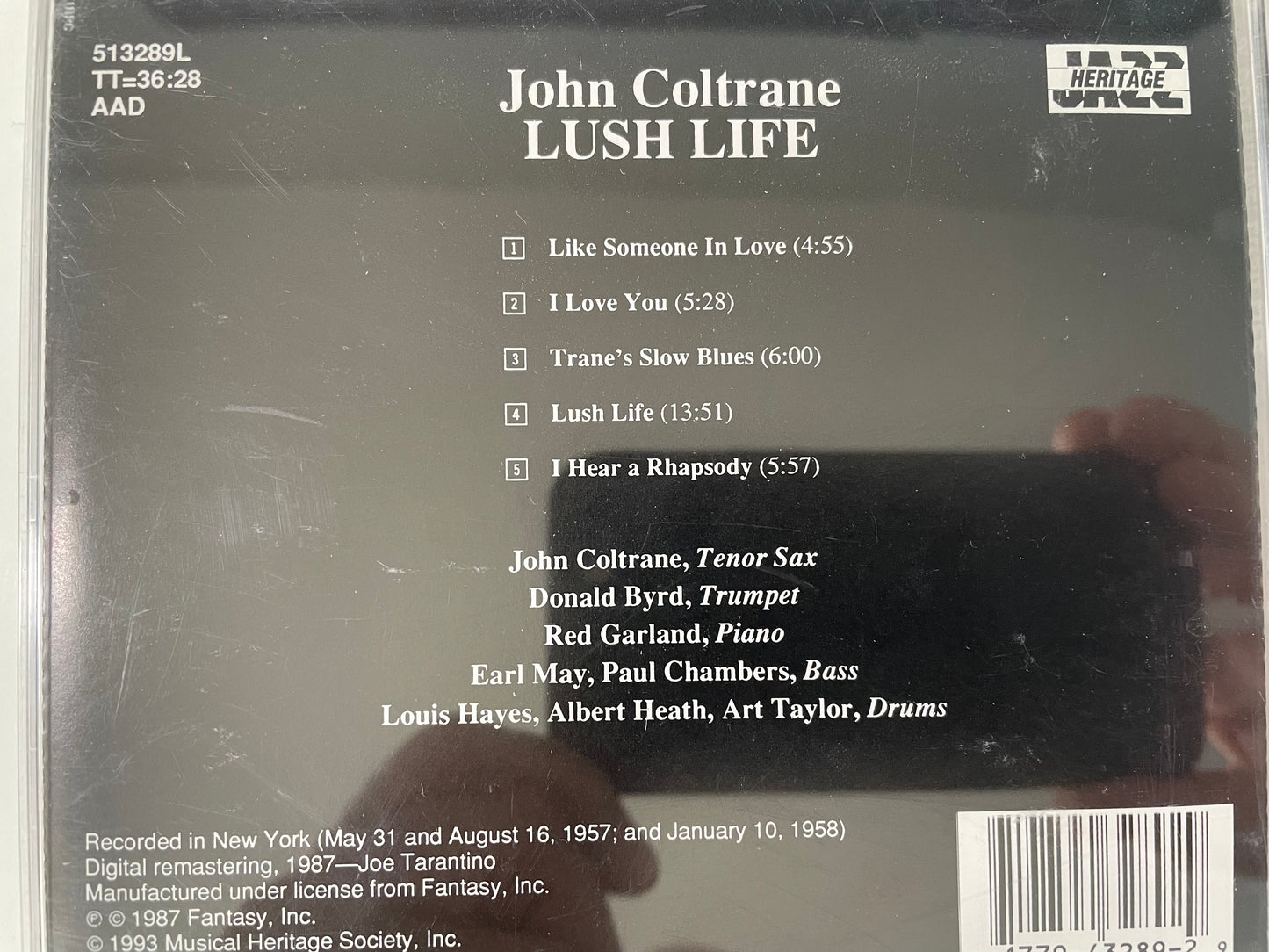 JOHN COLTRANE "LUSH LIFE"-$8.99+SHIPPING $5.00