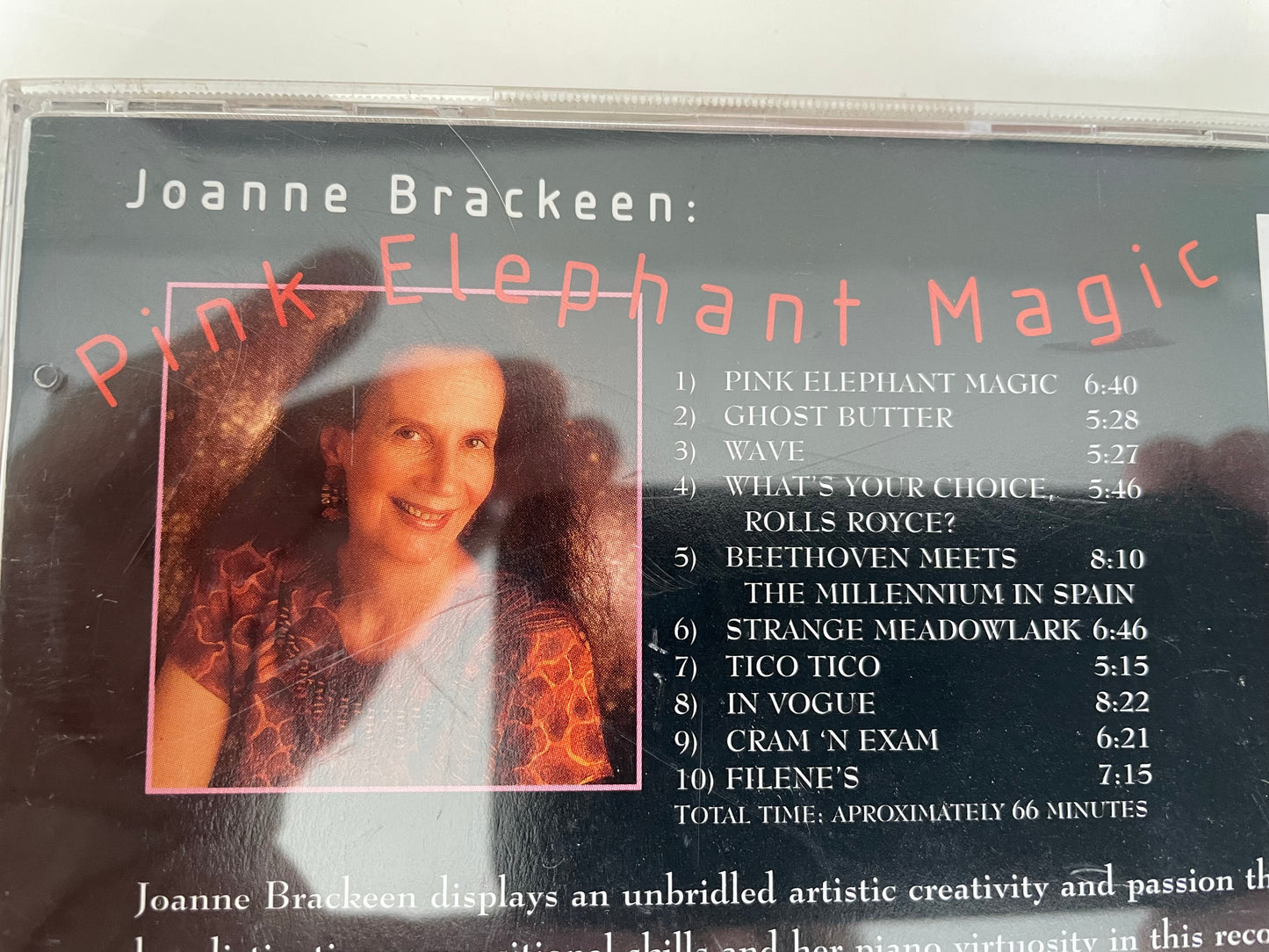 JOANNE BRACKEEN: "PINK ELEPHANT MAGIC"-$16.99+SHIPPING $5.00