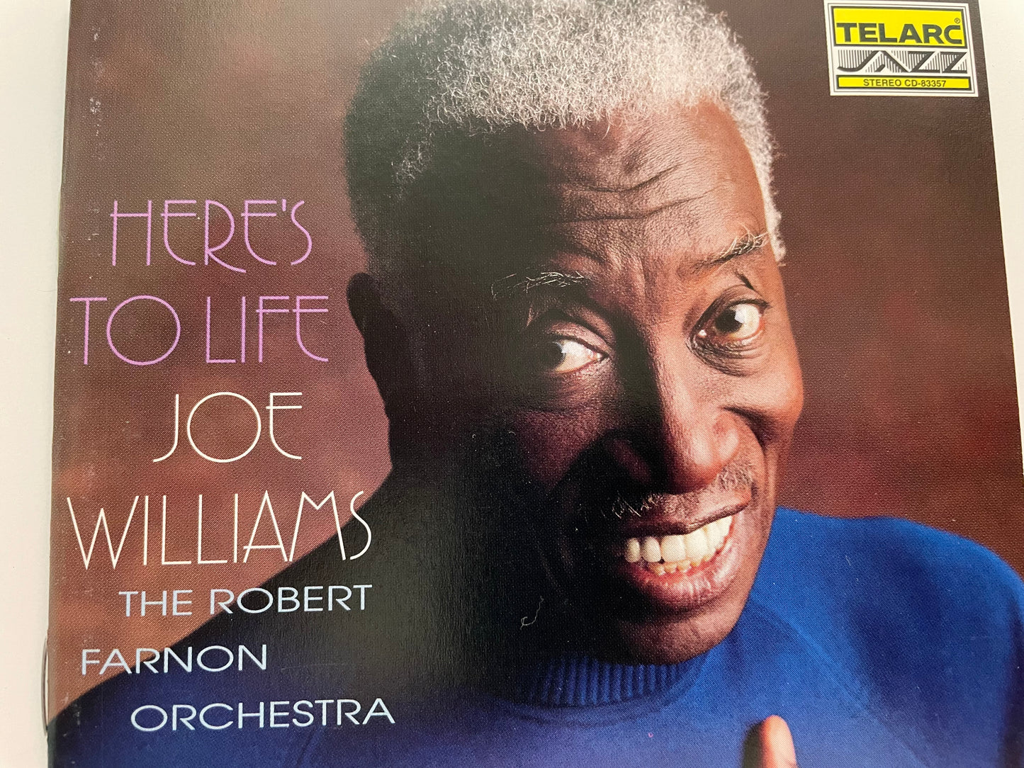 JOE WILLIAMS "HERE'S TO LIFE"-$5.99 +SHIPPING $3.99