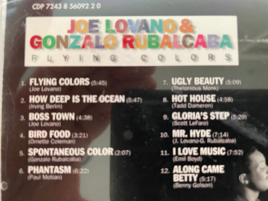 JOE LOVANO & GONZALO RUBALCABA "FLYING COLORS"-$7.99 +SHIPPING $3.99