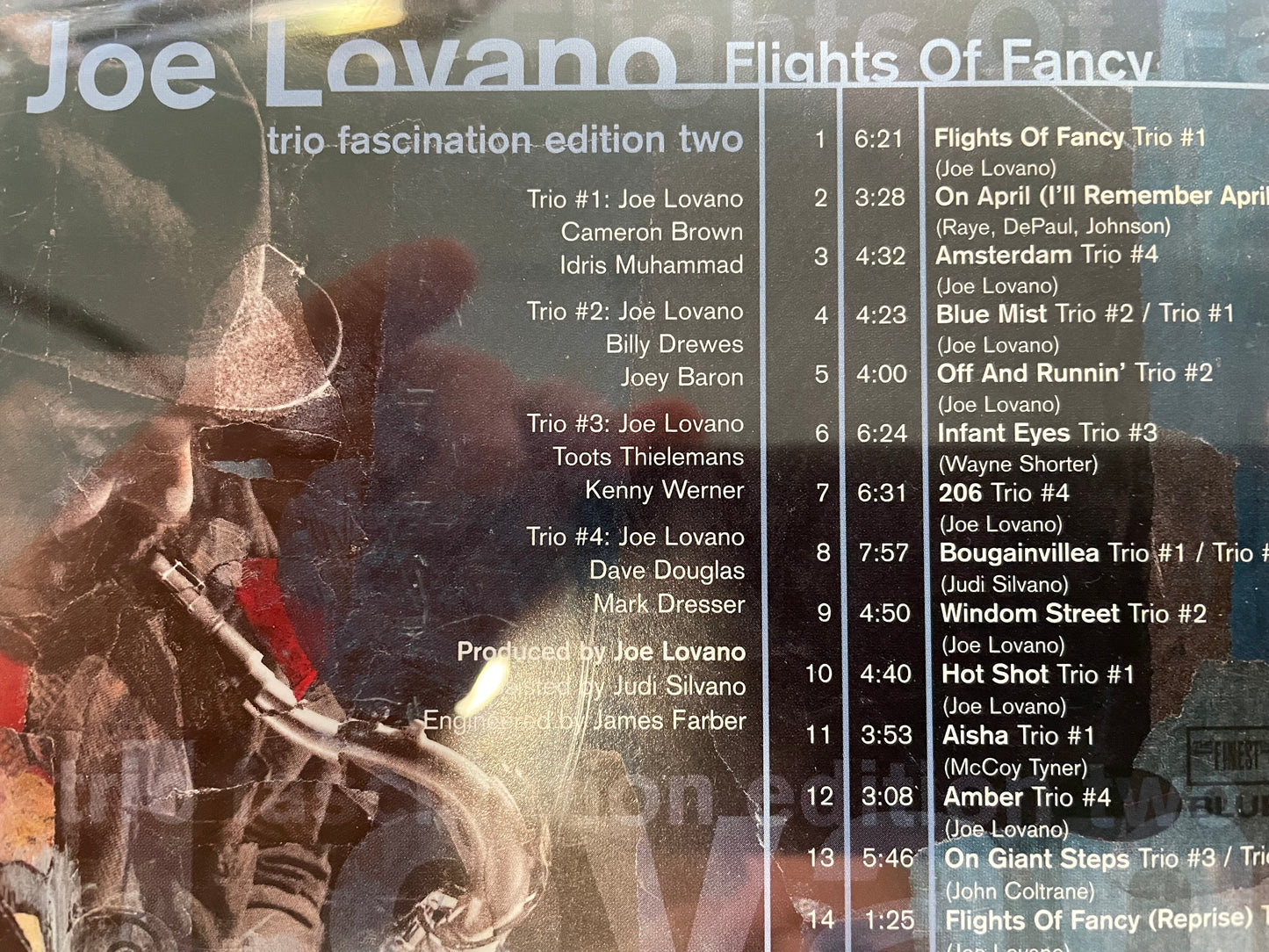 JOE LOVANO "FLIGHTS OF FANCY"-$4.99 +SHIPPING $5.00