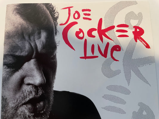 "JOE COCKER LIVE" $4.99 +SHIPPING $5.00