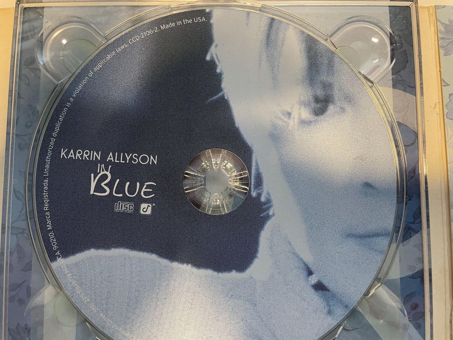 KARRIN ALLYSON "IN BLUE"-$4.99 +SHIPPING $5.00