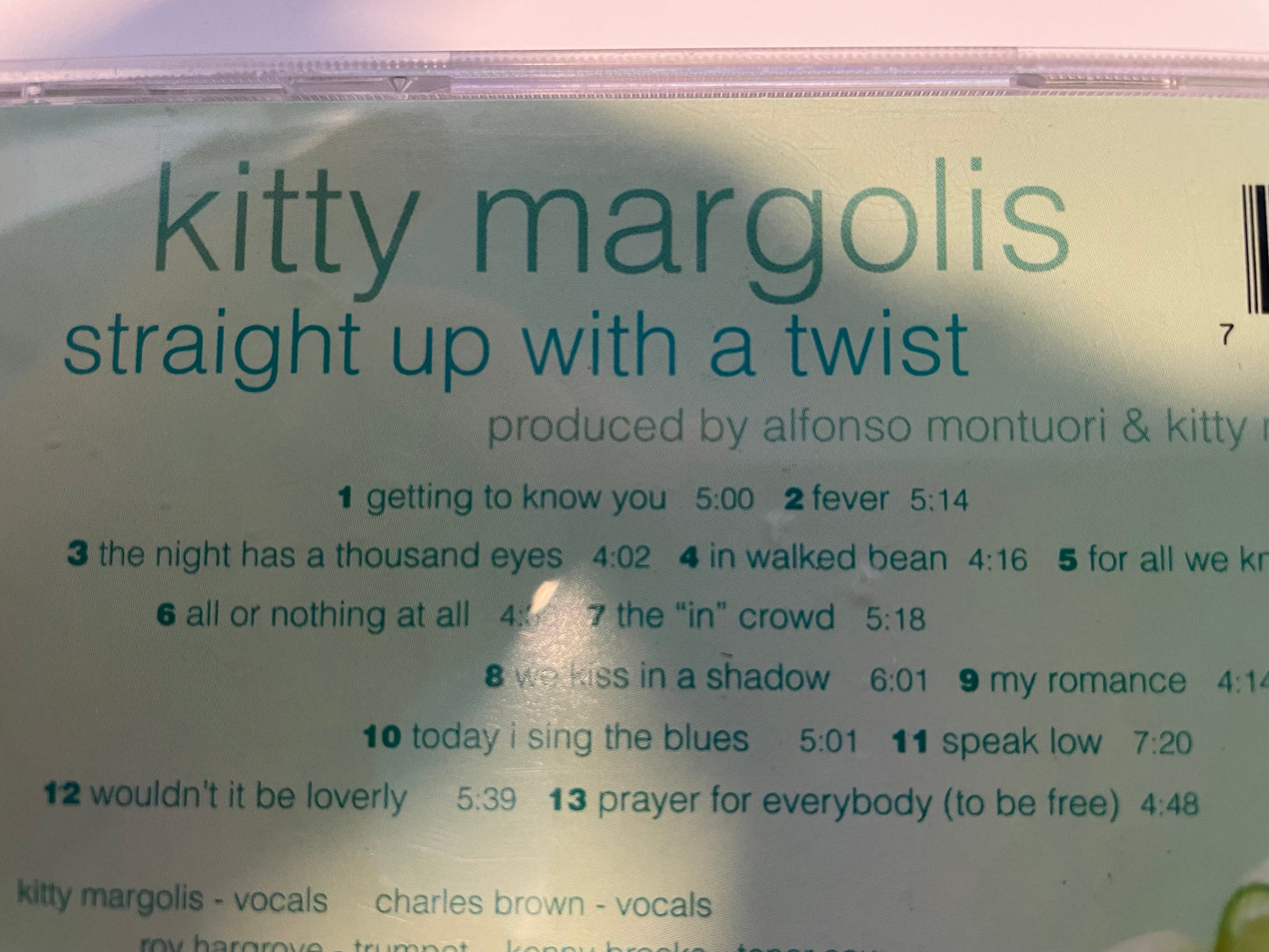 KITTY MARGOLIS "STRAIGHT UUP WITH A TWIST-$4.99 +SHIPPING $5.00