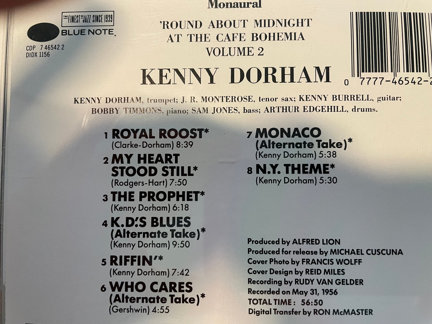 KENNY DORHAM VOL 2-$15.99 +SHIPPING $5.00