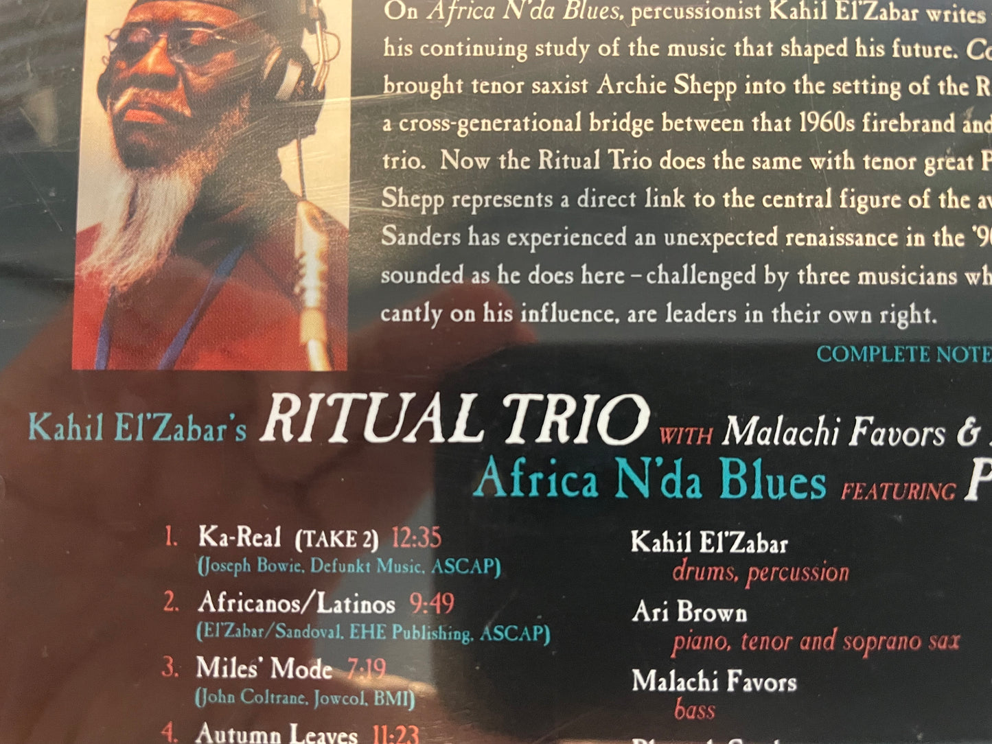 RITUAL TRIO " AFRICA N'DA BLUES"-$9.99 +SHIPPING $5.00