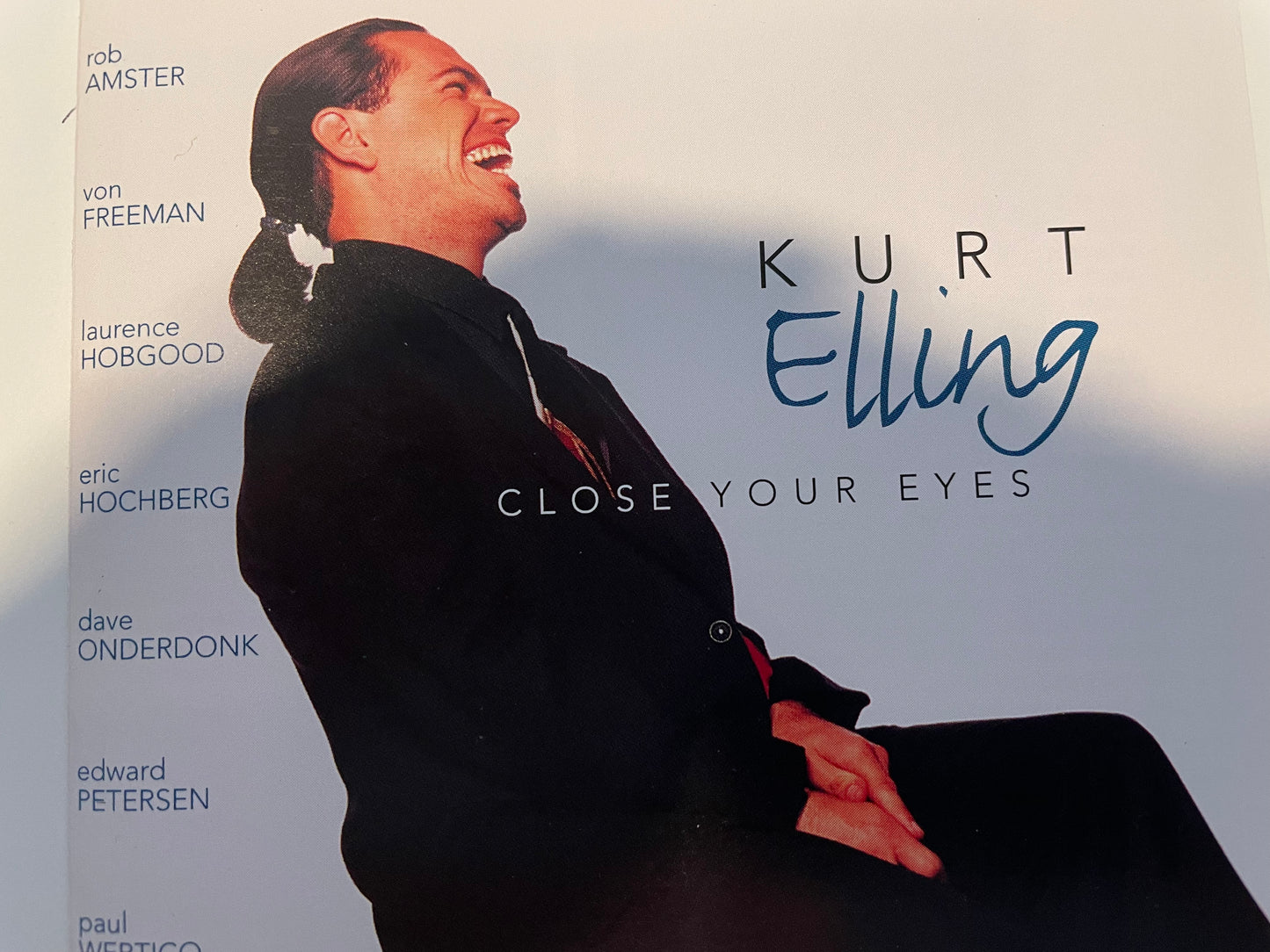 KURT ELLING "CLOSE YOUR EYES"-$4.99 +SHIPPING $5.00