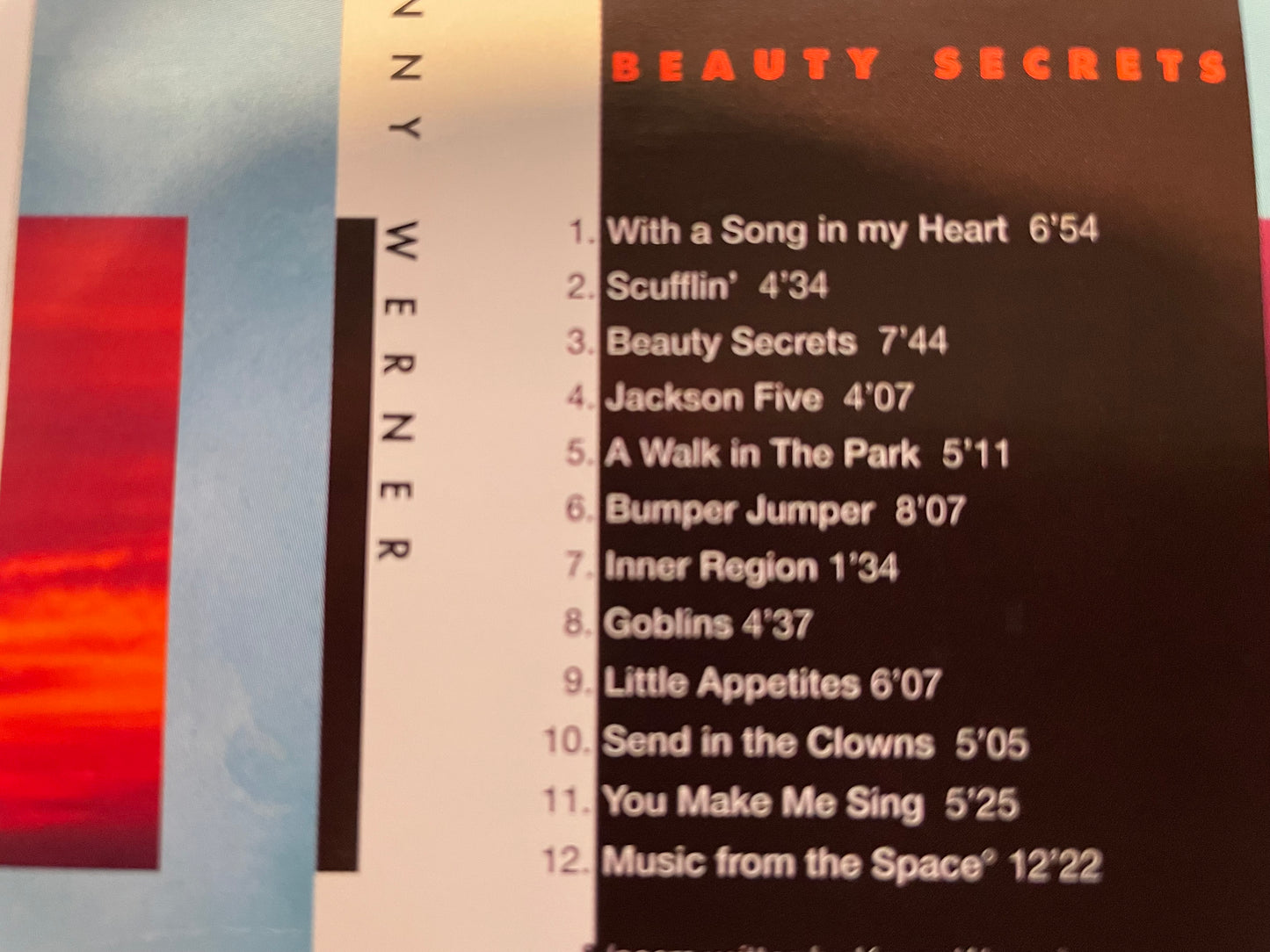 KENNY WERNER "BEAUTY SECRETS"-$7.99 +SHIPPING $5.00