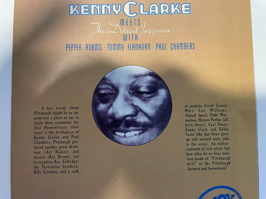 "KENNY CLARKE MEETS THE DETROIT JAZZ MEN" -$7.99 +SHIPPING $5.00