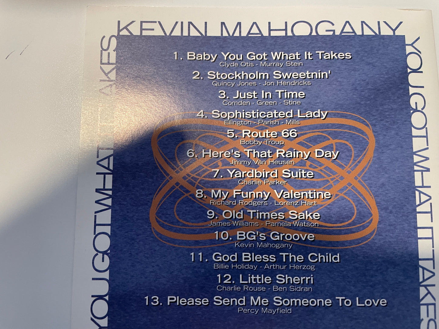 KEVIN MAHOGANY "YOU GOT WHAT IT TAKES"-$4.99 +SHIPPING $5.00