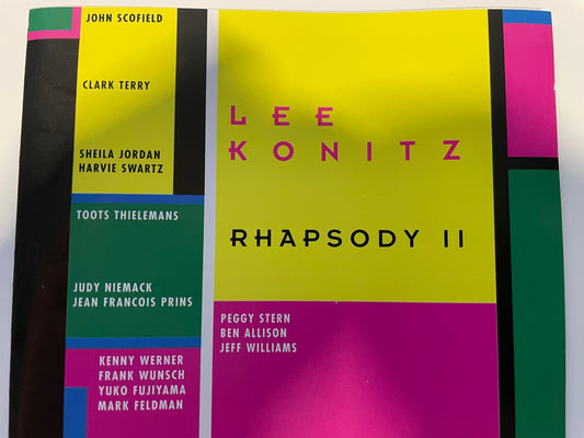 LEE KONITZ "RAPSODY II-$9.99 +SHIPPING $5.00