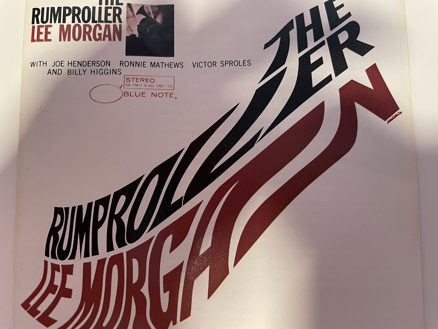 LEE MORGAN "THE RUMPROLLER"-$4.99+SHIPPING $5.00