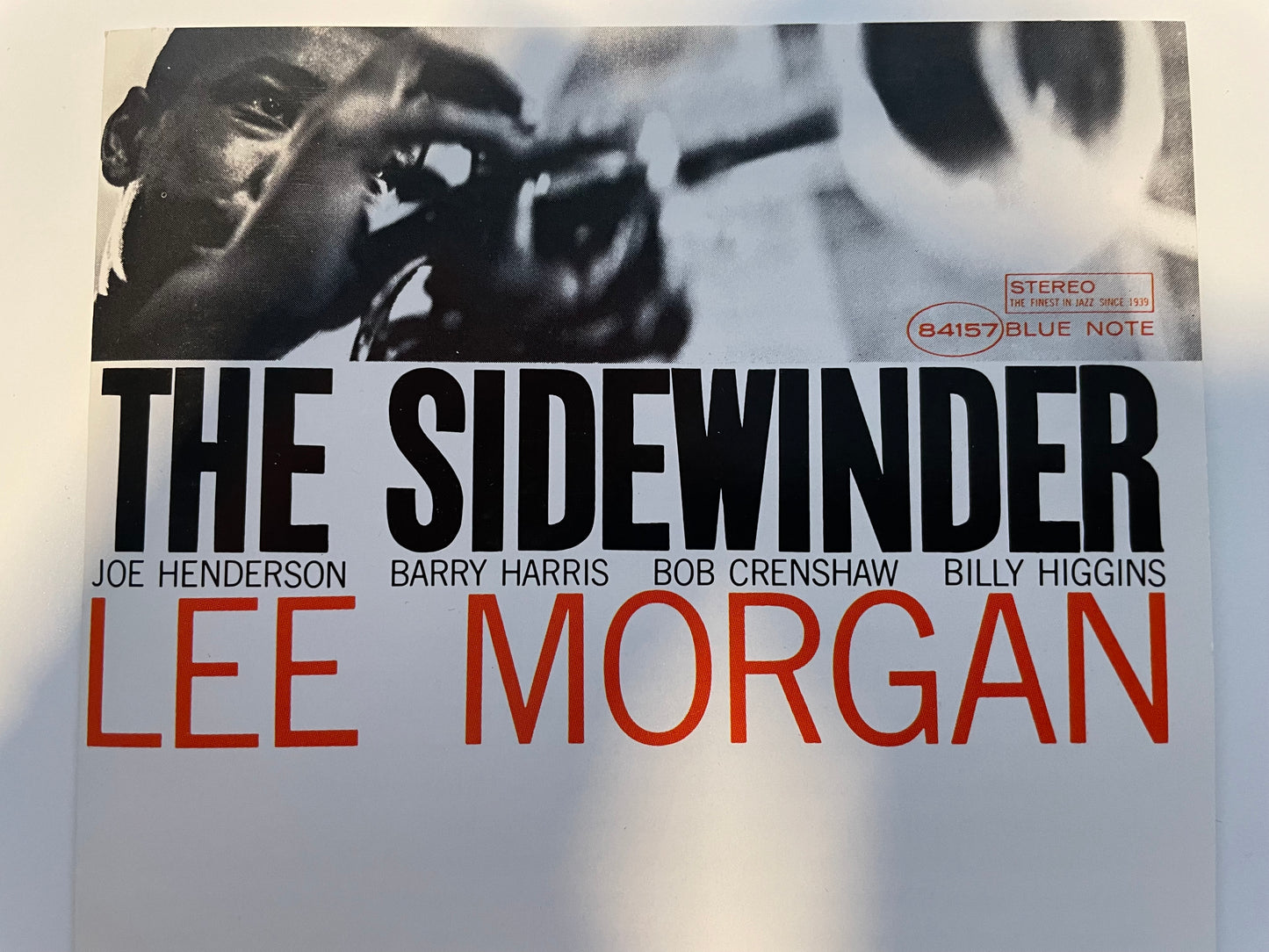 LEE MORGAN "THE SIDEWINDER"-$5.99 +SHIPPING $5.00