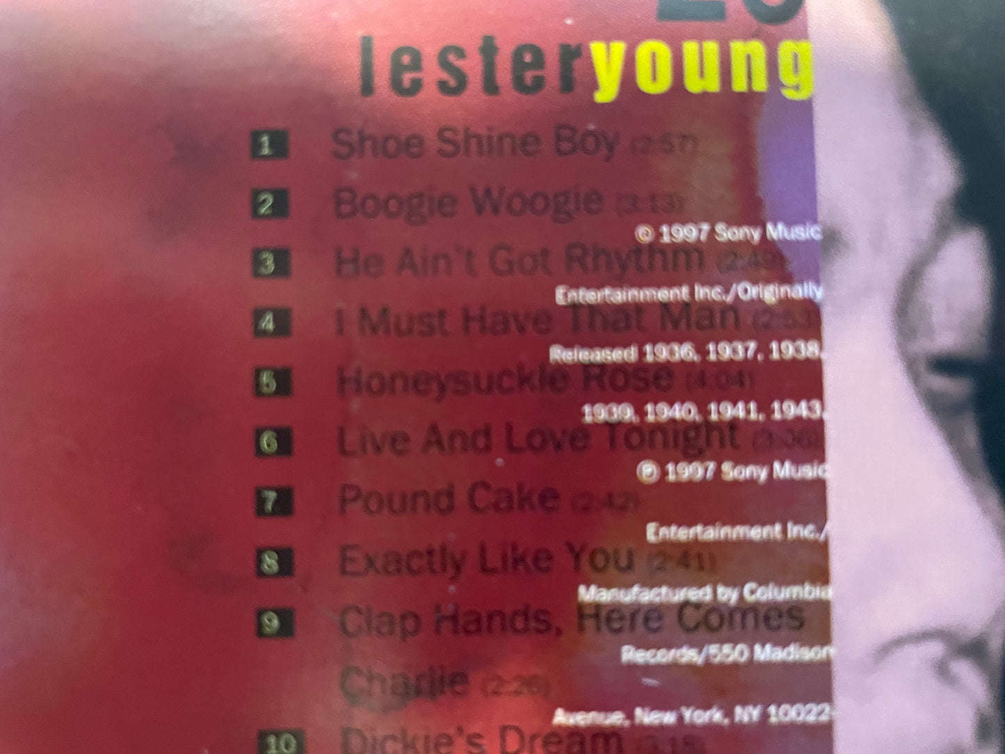 LESTER YOUNG "THIS IS JAZZ '26'"-$5.99 +SHIPPING $5.00