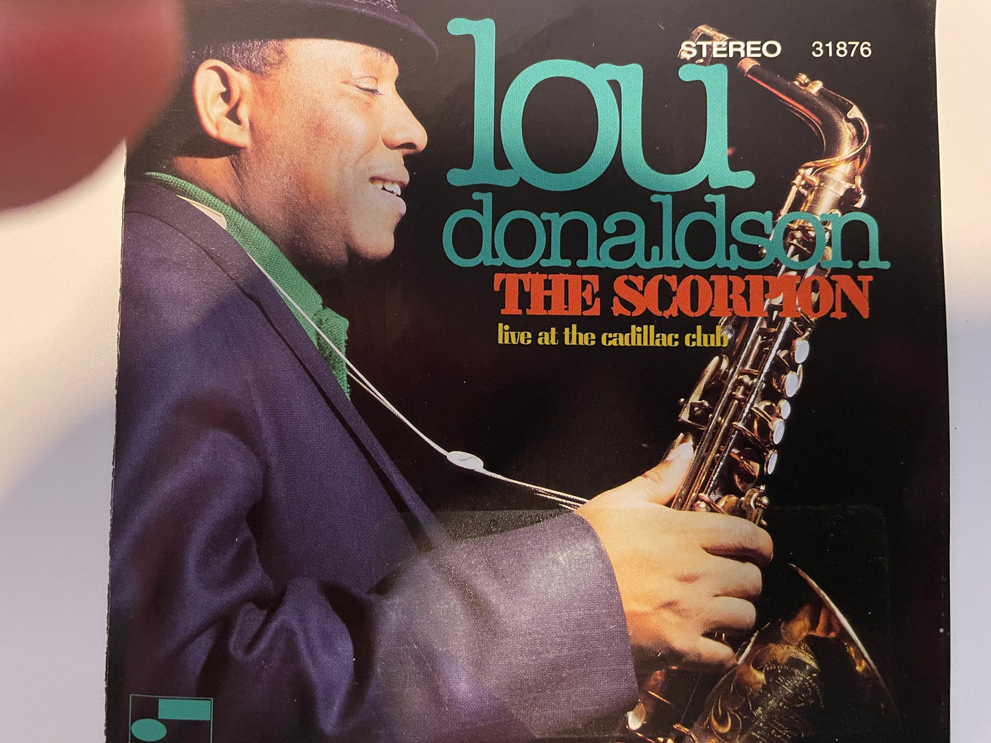 LOU DONALDSON "THE SCORPION AT THE CADILLAC CLUB"-$14.99 +SHIPPING $5.00