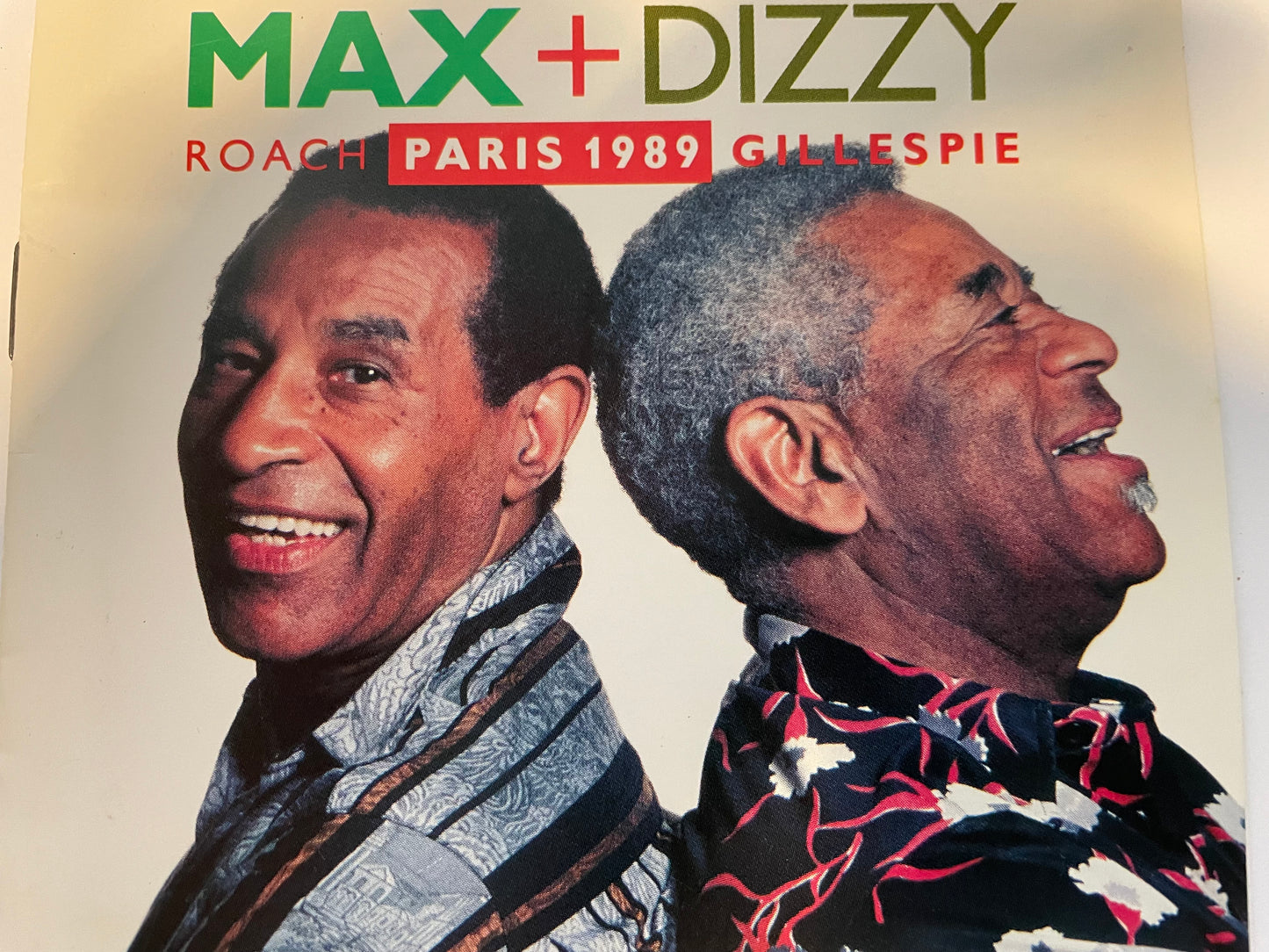 MAX ROACH & DIZZY GILLESPIE "PARIS 1989"-2 DISC $9.99+SHIPPING $5.00