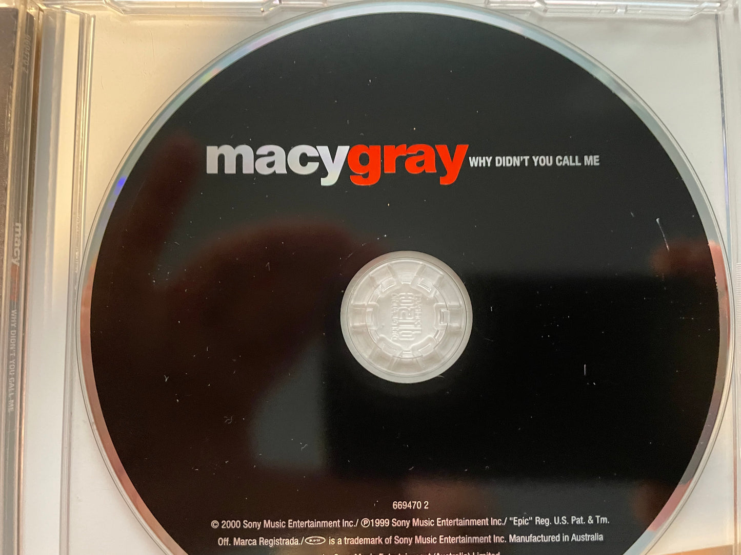 MACY GREY "WHY DIDN'T YOU CALL ME"-$3.99 +SHIPPING $5.00