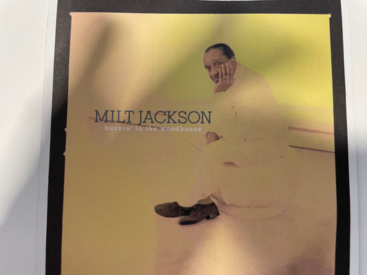 MILT JACKSON "BURNIN' IN THE WOODHOUSE"-$ 4.99 +5.00 SHIPPING