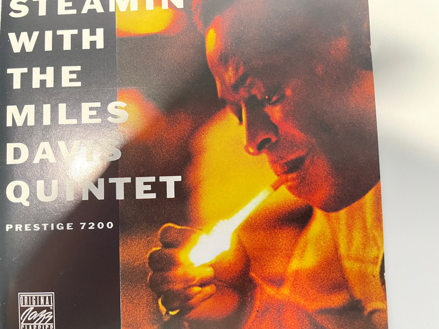 MILES DAVIS "STEAMIN' WITH THE MILES DAVIS QUINTET-$7.99 +SHIPPING $5.00